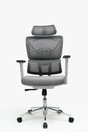 Fauteuil de Bureau FES – Confort Moderne avec Dossier Respirant et Appui-Tête Ergonomique