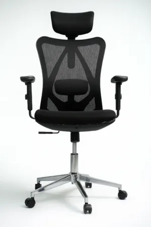 Fauteuil Ergonomique Florence en Mesh Respirant avec Appui-Tête Réglable et Support Lombaire Ajustable