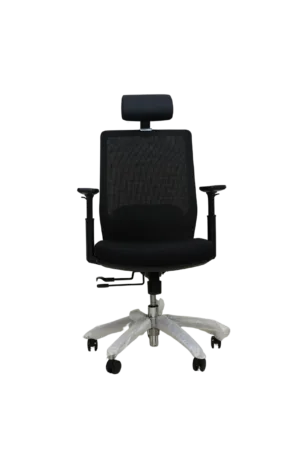 Chaise RABAT Ergonomique Réglable en Aluminium – Confort Optimal, Repose-tête Simili-Cuir & Support Lombaire Personnalisable