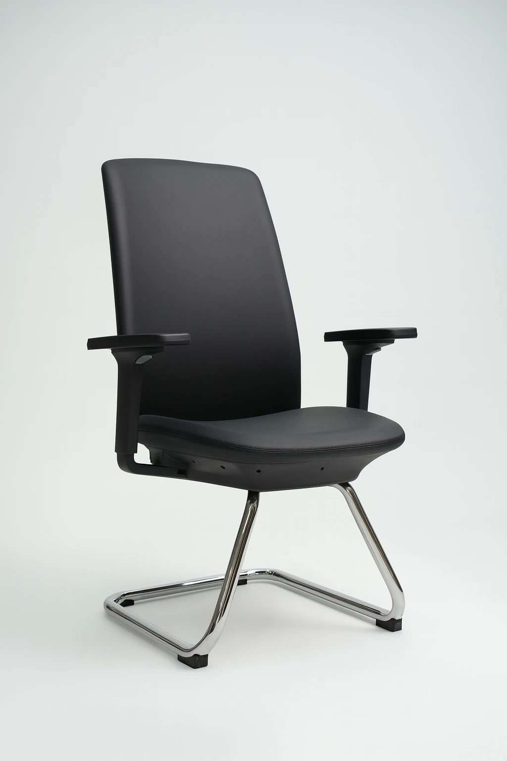 chaise-bureau-visiteur-simili-cuir-noir-(3)