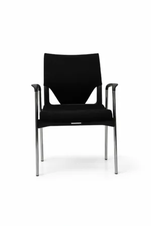 Chaise Visiteur Professionnelle Wilkhahn d’Occasion – Chaise de Bureau Design avec Accoudoirs et Structure Métallique