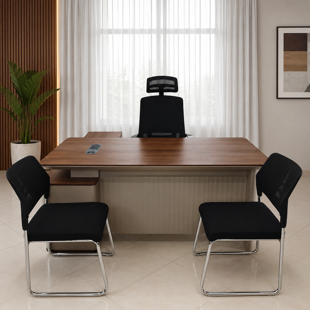 bureau-de-direction-moderne-200cm-pack-chaise